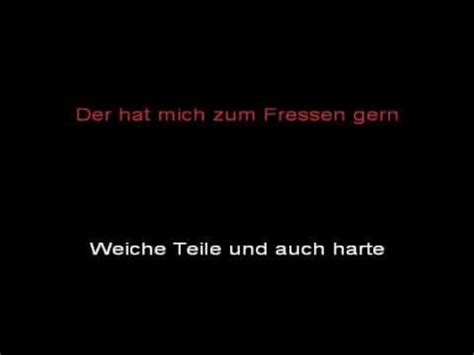 Rammstein - Mein Teil (instrumental with lyrics) - YouTube