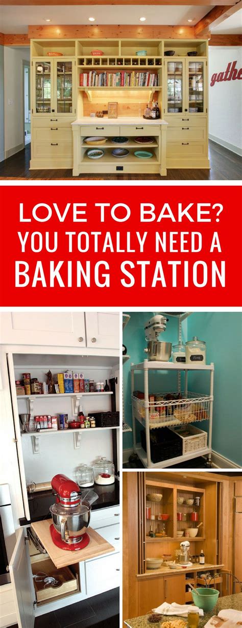 A Kitchen Baking Station Is A Must If You Love To Bake Kitchen