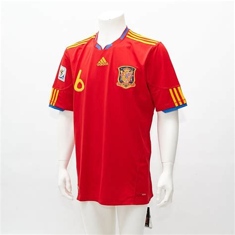 Relíquia sem detalhes tamanho m. Camiseta España. Iniesta nº6. Adidas. Mundial 2010 ...