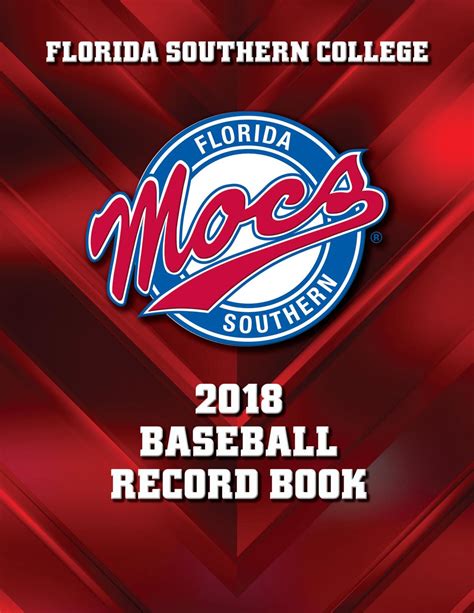 Fsc 2018 Baseball Record Book By Florida Southern College Athletics Issuu