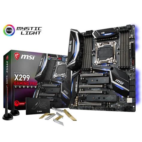 Bundle Deal Msi X299 Gaming Pro Lga 2066 Motherboard Intel Core I7