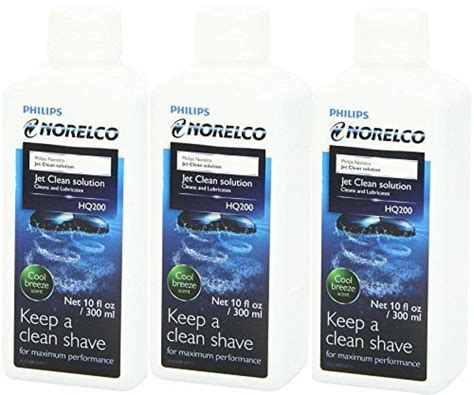 Norelco Jet Clean Solution 3 Pack Hq200