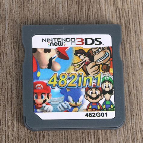 482 En 1 Video Game Card Cartridge Console Para Nintendo 2ds Etsy