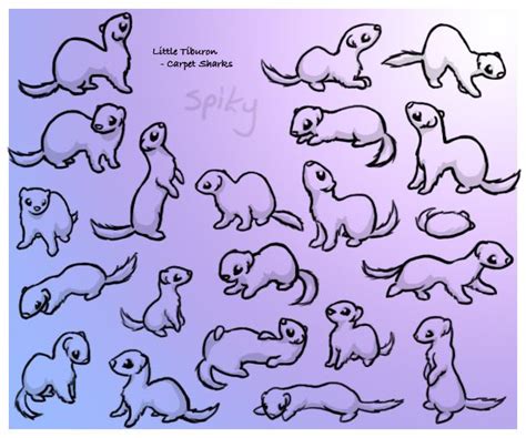 Little Ferrets By Spikysshadow On Deviantart Ferret Ferret Tattoo