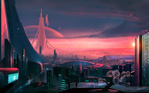 Download Building Futuristic Cityscape Sci Fi City Sci Fi City Hd