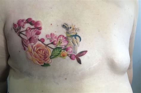 Mastectomy Tattoo By Miss Terri Inkantations Towcester Tattoos