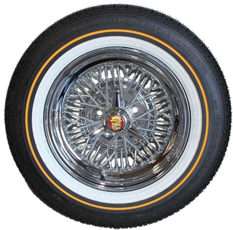 Brougham 50 Cadillac Wire Wheel And Vogue Tire Package Truespoke