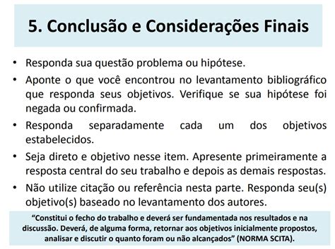 Exemplo De Considerações Finais Tcc