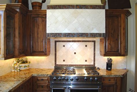 Check out our tuscan backsplash selection for the very best in unique or custom, handmade pieces from our кухонный декор shops. Tuscan Kitchen with Marble Tile Backsplash, Distressed ...