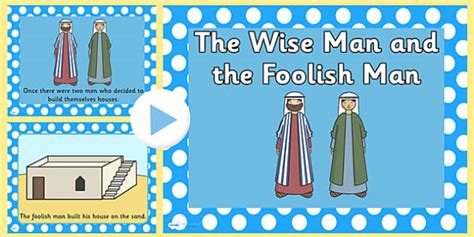 The Wise Man And The Foolish Man Story Powerpoint Twinkl