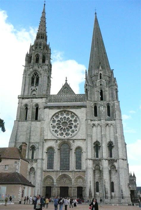 The tunic of mary (or the sancta camisia). chartres cathedral | view of west facade | michelle | Flickr