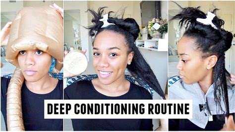 Is there a shortage of definition? Deep Conditioning Routine | Low Porosity Hair [Video ...