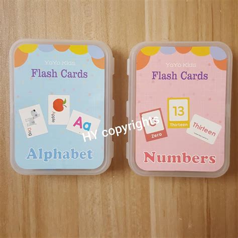Small Flash Cards Set In Storage Box