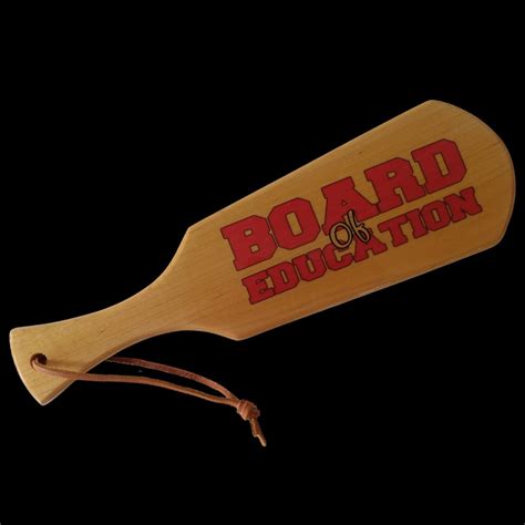 Maple Wood Spanking Paddle X X Pink Board Of Education