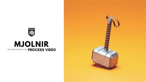 Thor Mjolnir Breakdown Blender 28x Process Video How To Make