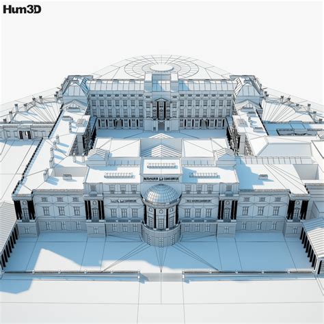 Buckingham Palace 3d Model Architecture On Hum3d