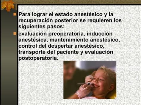 Anestesia En Niños Odontopediatria