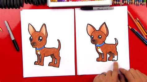 How To Draw A Chihuahua Art For Kids Hub