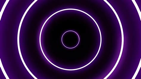 Purple Neon Circles Abstract Motion Background Video Animation Ultra Hd