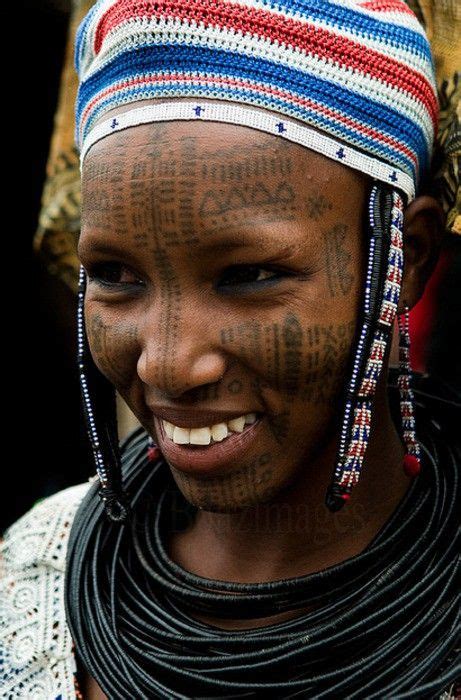 Fulani Woman Benin Africa Psyches Tattoo Parlour Pinterest