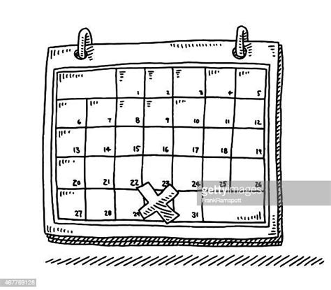 Monthly Calendar Stockfotos En Beelden Getty Images
