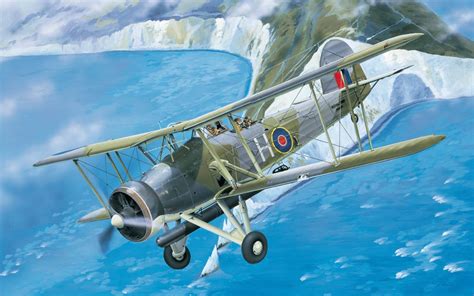 Biplane World War Ii Airplane Aircraft War Torpedo