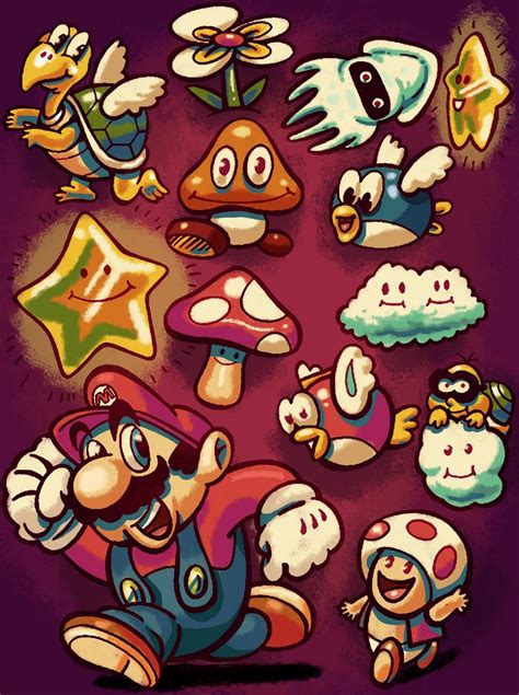 An Image Of Mario And Luigi S Super Mario Bros Game Character Stickers