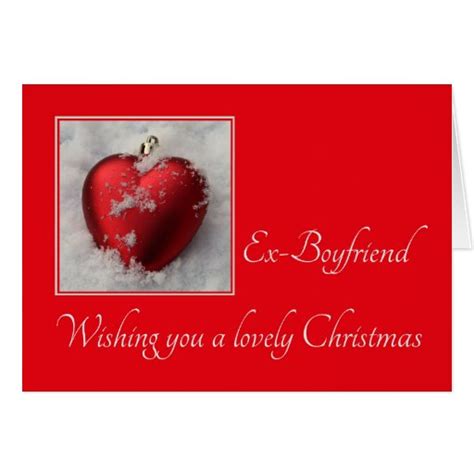 Ex Boyfriend Merry Christmas Card Zazzle