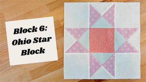 Mystery Block 6 Ohio Star Quilt Block Stacey Lee Creative