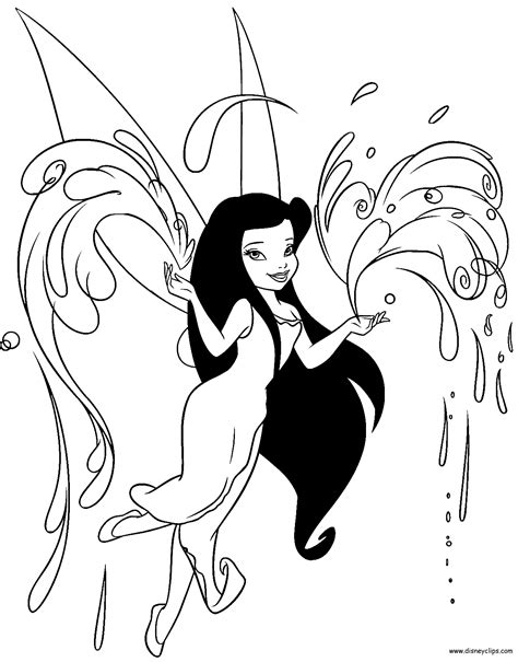 21 Fairy Coloring Pages Png