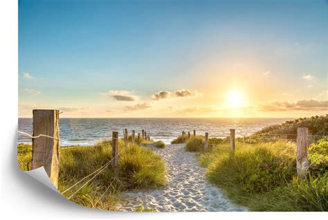 Fotobehang Zomer Zonsondergang