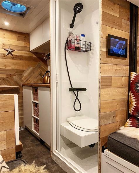 Camper Vans With Bathrooms Toilet Shower Inspiration For Off Grid Living Camper Bathroom