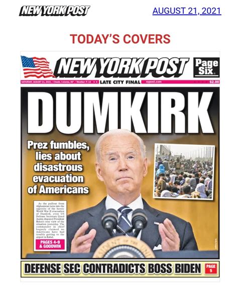 here is the coverage page of today s issue of the new york post political talk