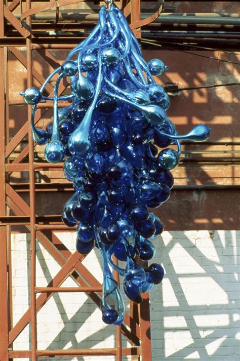 “silvered Blue Chandelier” Was Created For Chihulys 1995 1996