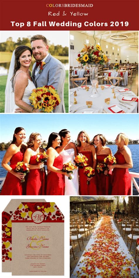 Some say that it should be simple and comfortable since you might be traveling for a destination wedding. Top 8 fall wedding color trends and ideas for 2019 ...