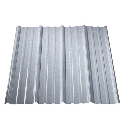 Fabral 12 Ft Galvanized Steel Roof Panel 4736008000 The Home Depot