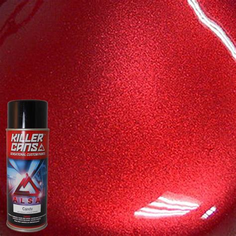 Alsa Refinish 12 Oz Candy Apple Red Killer Cans Spray Paint Kc Ar