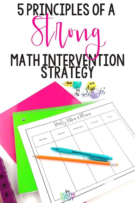 5 Principles Of A Strong Math Intervention Strategy The Math Spot