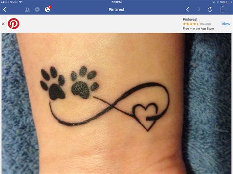 In Memory Of Jake Love 🐶 ️💯 Pawprint Tattoo Wrist Tattoos For Women