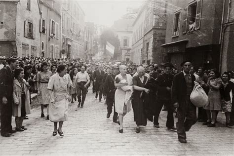 moving wwii candid snapshot the ffi free french and captured female german collaborators