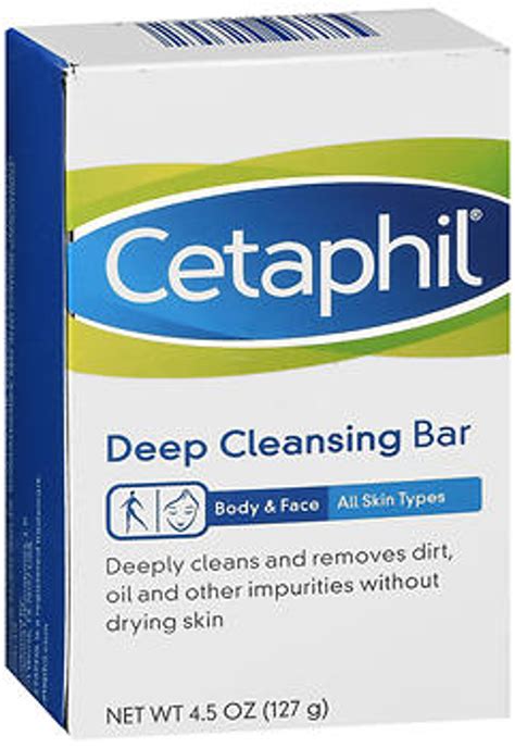 Cetaphil Deep Cleansing Face And Body Bar For All Skin Types