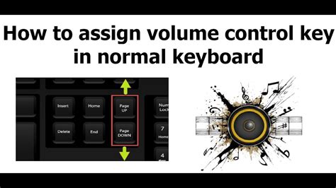 How To Assign Volume Control Keys In Normal Keyboard Youtube