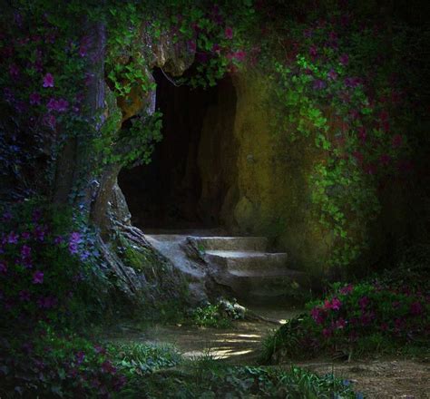Magical Enchanted Fairy Cave Fairies Pinterest
