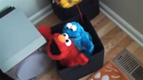 Elmo And Cookie Monster Have A Bit Too Much Fun Together In This