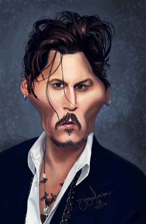 Johnny Depp Caricature By R3cycled On Deviantart