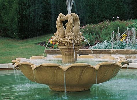 D=40cm natural stone water bowl japanese water fountain. Lotus Bowl | Haddonstone