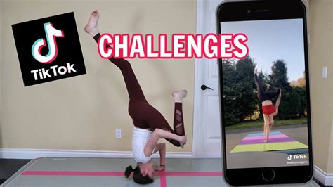 Trying Tiktok Gymnastics Challenges Bethany G Youtube