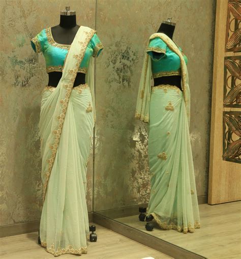 Party Wear Saree Draping Styles For A Saree Pallu Drape Party Wear