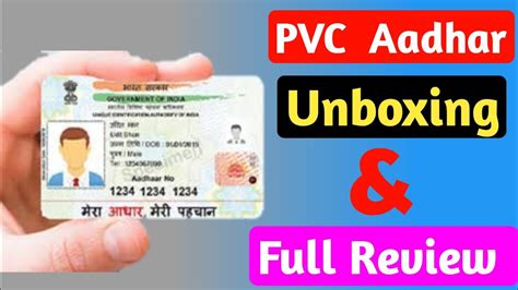 Pvc Aadhar Card Unboxing Full Review Plastic Aadhar Card Unboxing