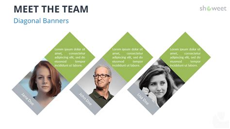 Meet The Team Free Powerpoint Template Free Templates Printable